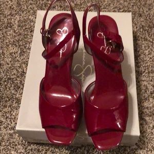 Red Jessica Simpson shoes